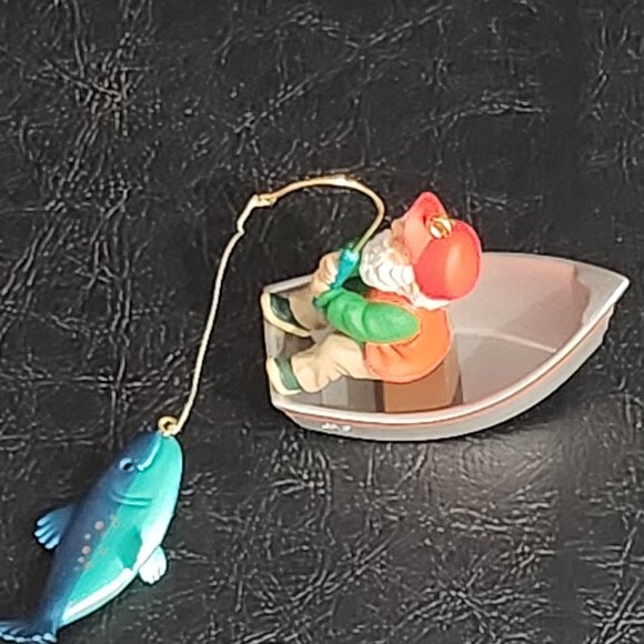 Hallmark Keepsake Catch of The Season Ornament 1998 Fishing Themed Ornament - Picture 3 of 6